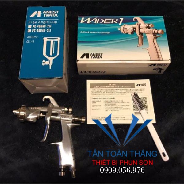 Các Đặc Điểm Nổ Bật Của Súng phun sơn Anest Iwata Wider1