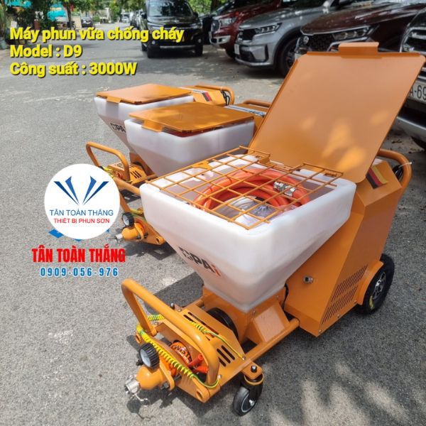 Tác Dụng Của Máy Phun Vữa Chống Cháy D9