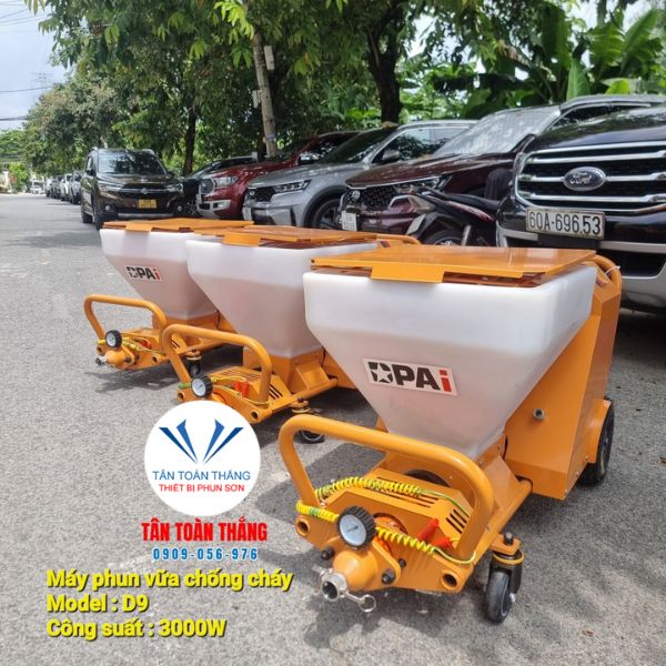 Tác Dụng Của Máy Phun Vữa Chống Cháy D9