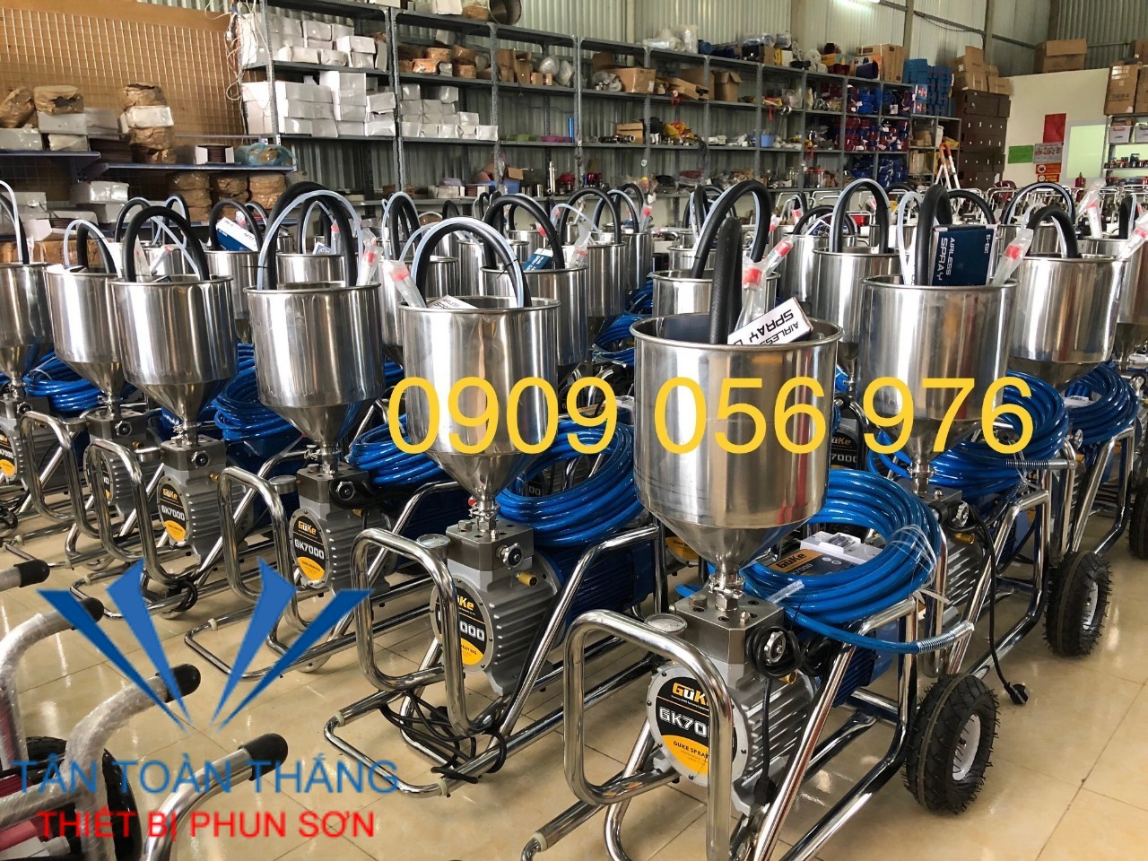 Top 3 máy phun bột trét được ưa chuộng nhất hiện nay tại Tân Tân Thắng