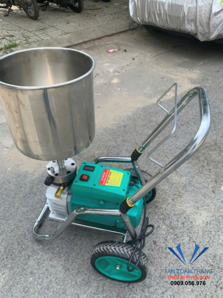 Máy phun bột - thiết bị không thể thiếu trong mọi công trình xây dựng hiện đại