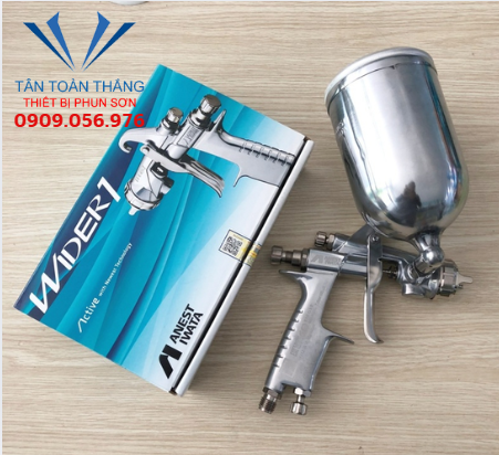 Giải Đáp Những Thắc Mắc Về Súng Phun Sơn Anest Iwata Wider1
