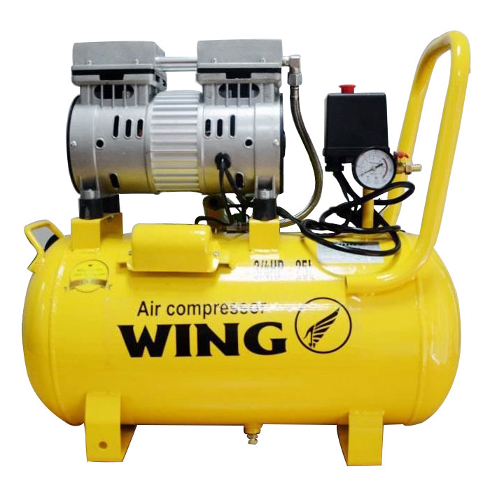 Máy Nén Khí Không Dầu Giảm Âm Wing 25L