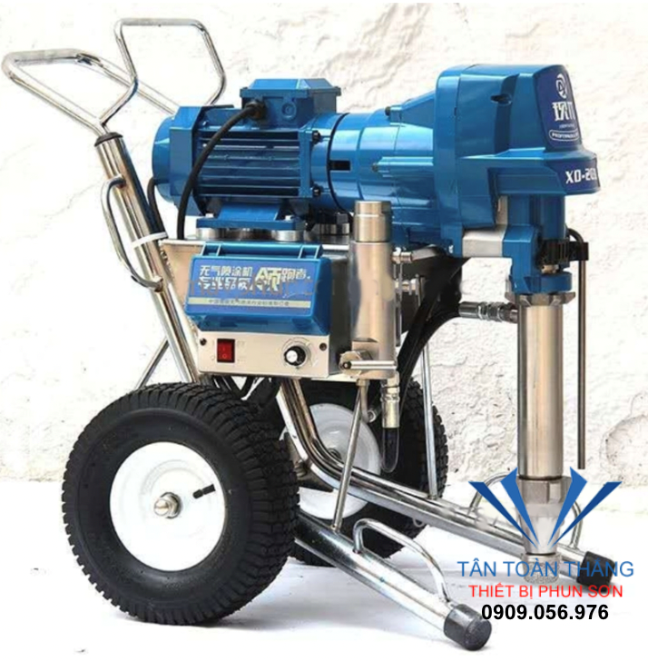 Máy phun bột - thiết bị không thể thiếu trong mọi công trình xây dựng hiện đại