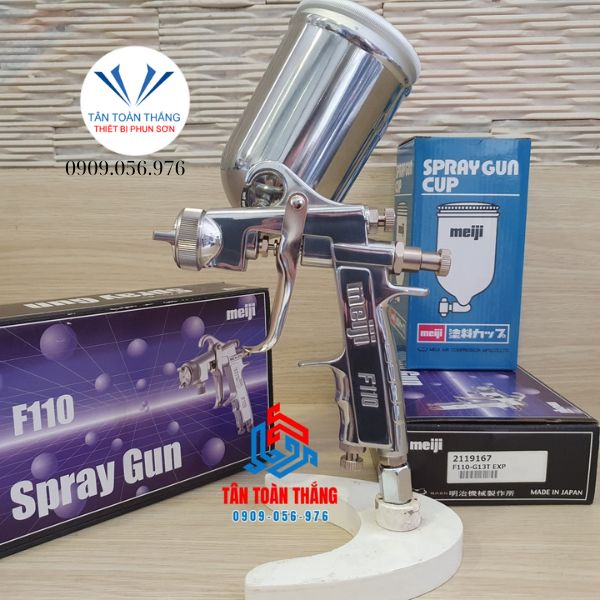 Nguyên Lý Hoạt Động Của Súng Phun Sơn meiji F100-G15T