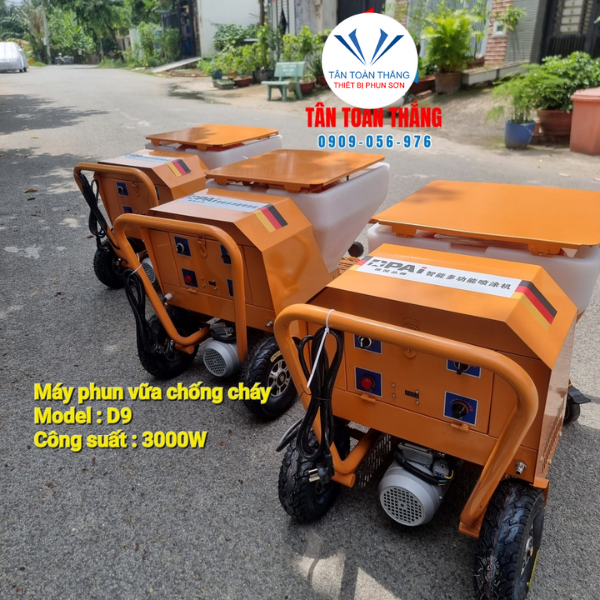 Tác Dụng Của Máy Phun Vữa Chống Cháy D9
