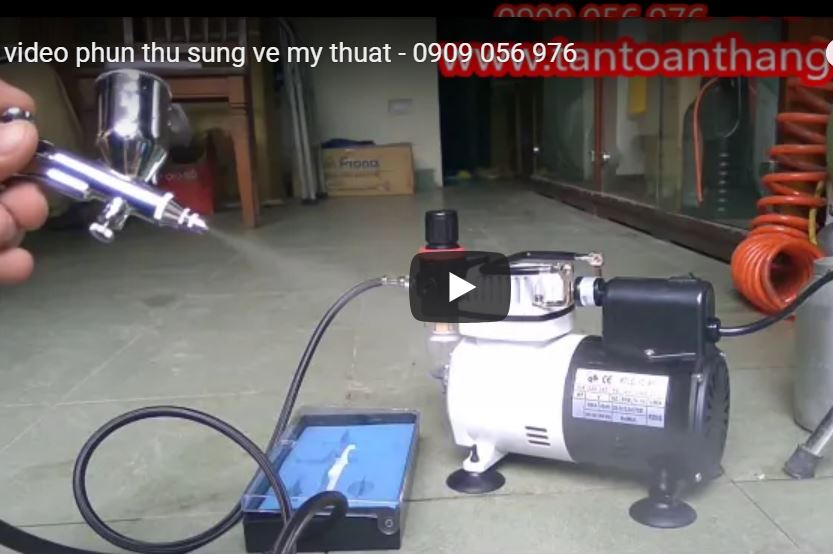 VIDEO PHUN THỬ SÚNG VẼ MỸ THUẬT